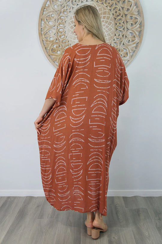Maya Kaftan Dress one size fits AU 12-26