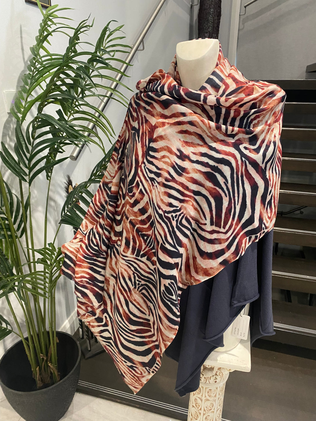 Wearable art 100% Cashmere Julian Scarf /Wrap-More Designs Available