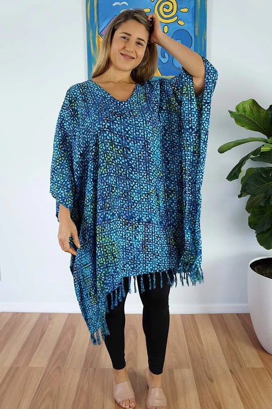 Blue Navy Maltese Maya Tunic/Top