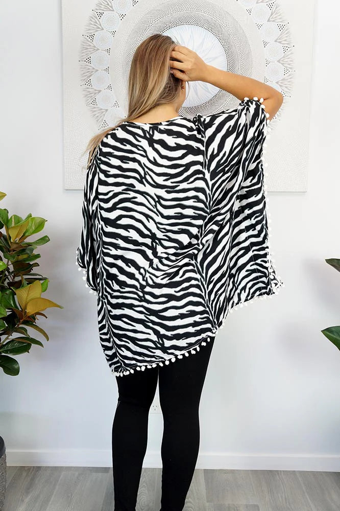 Pom Pom Maya Top Tunic KaftanOSFA 14-26