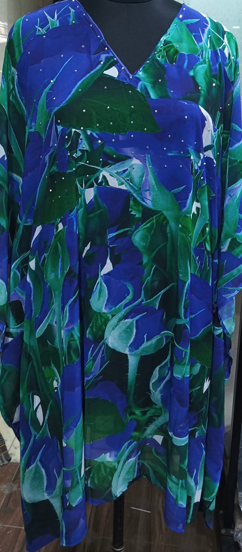 Kyra Bling Short Kaftan one size fits AU 12-20