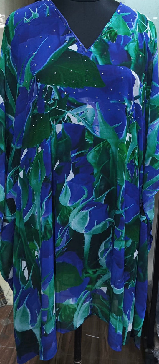 Kyra Bling Short Kaftan one size fits AU 12-20