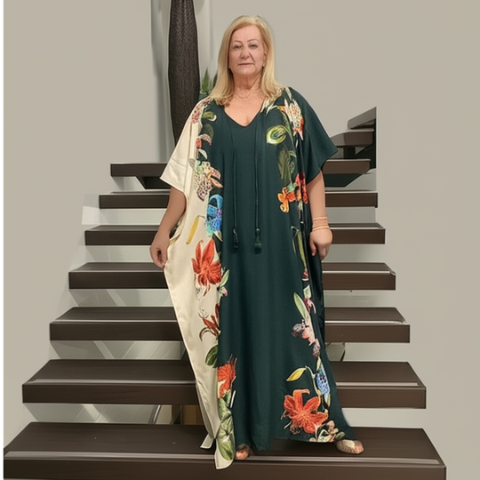 ASHA Alamos Rayon Long Kaftan