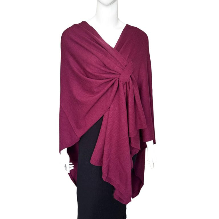 RITZY Front Closure Luxurious Maya Winter Cardigan Poncho Sweater
