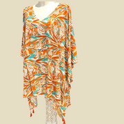 Maya Rust burst Tunic/ Top OFSA AU 12-24