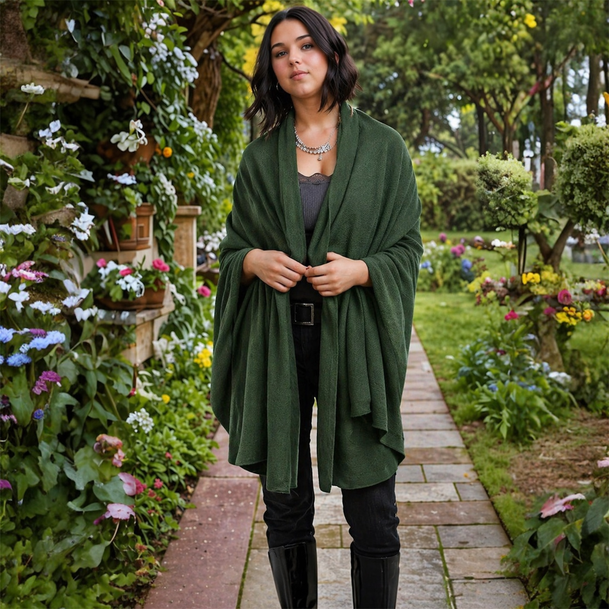 Mklane Australia -Luxury Cashmere Knit Travel Wrap – Oversized