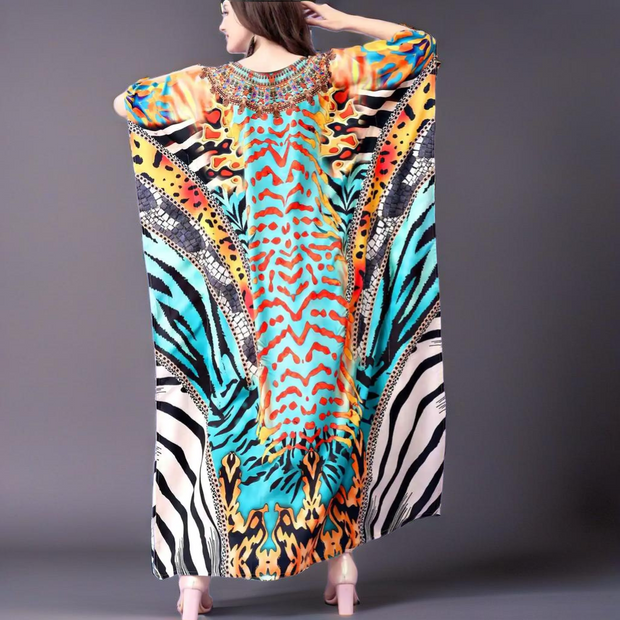 Enchanted Hues Embellished Maya kaftan AU 10-18