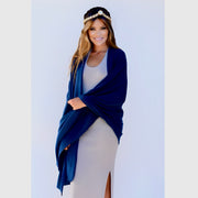 Julian knitted  pure cashmere scarf/ shawl/ wrap