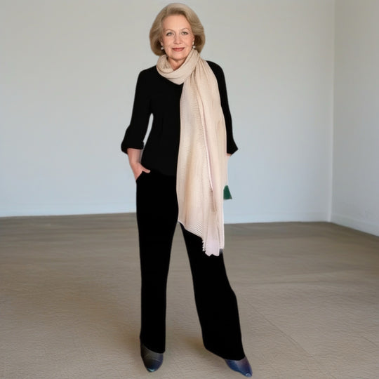 Julian 100% Ultra fine Pashmina cashmere Maya oversized scarf/ wrap/ shawl-More colours available