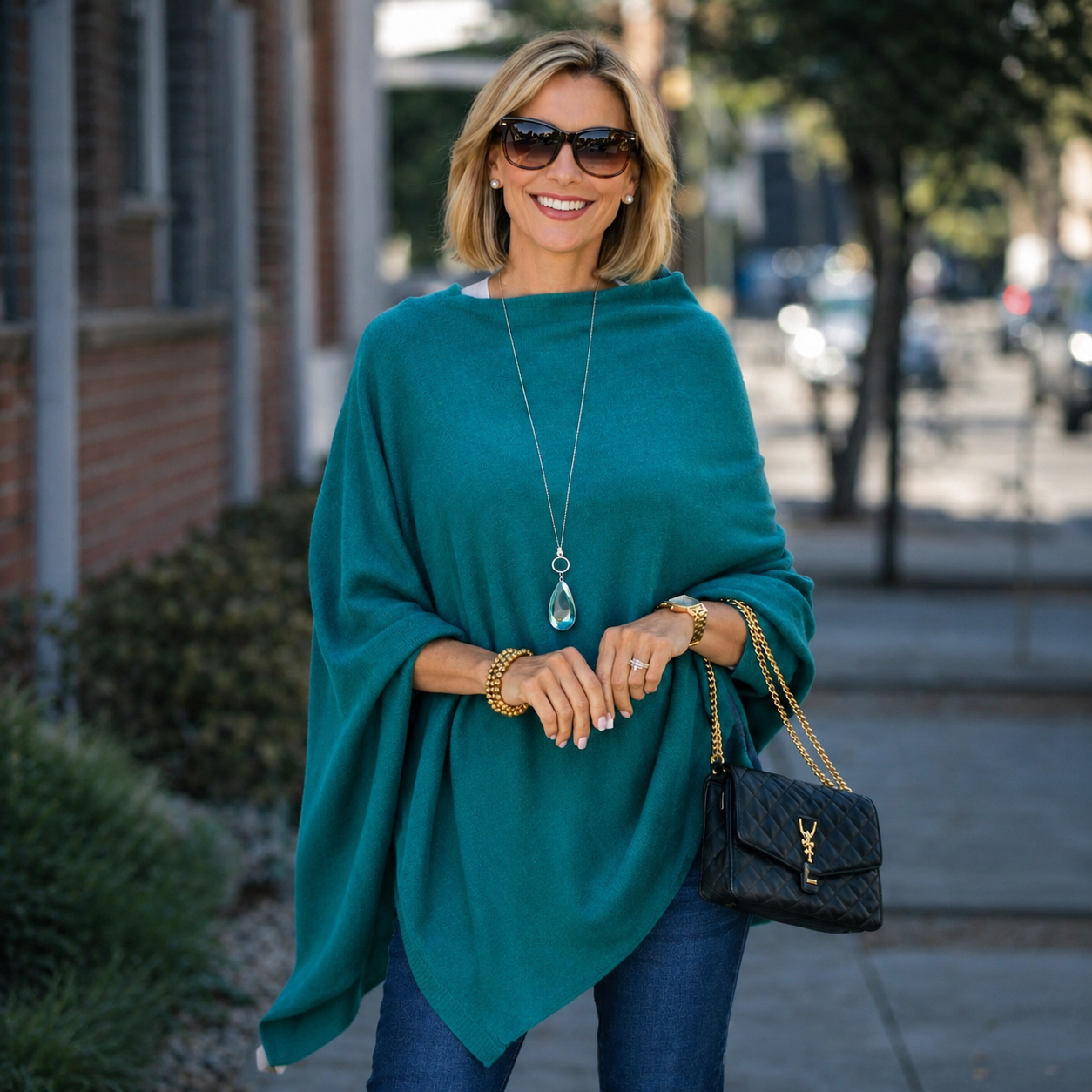 Mklane Julian Maya 100% Cashmere Oversized Poncho-10 colours available