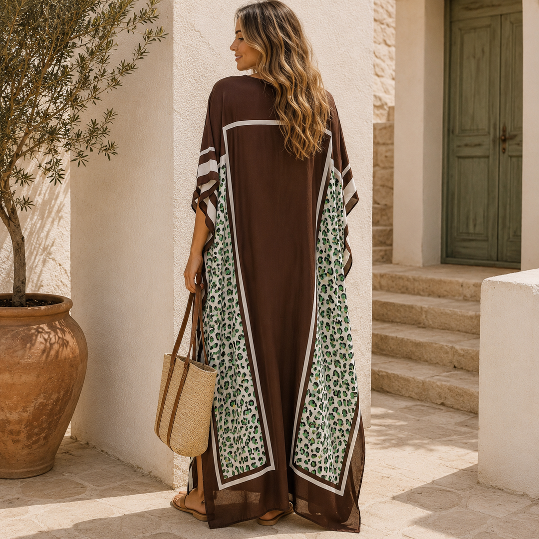 Maya Biasa Cotton Kaftan Dress - Sizes Available AU 12-30