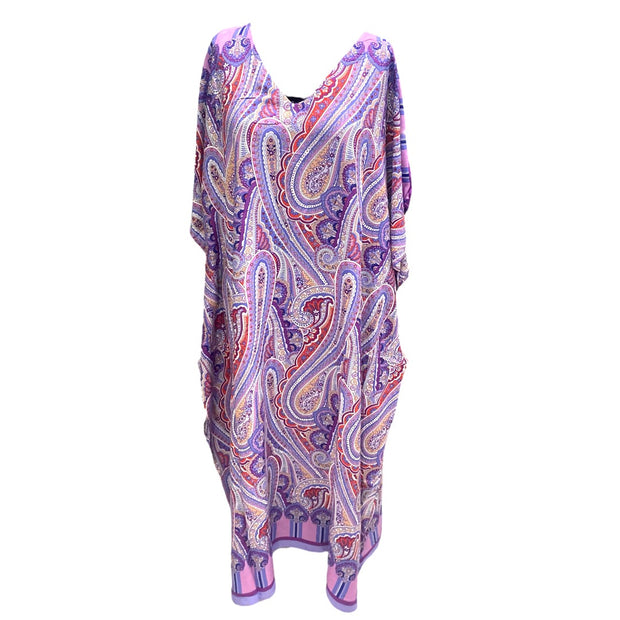 Lilac Maya Rayon Cotton Kaftan 12-22