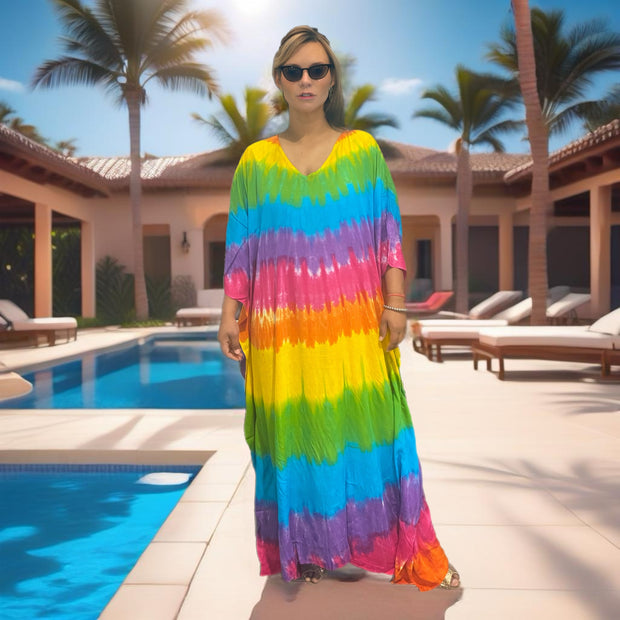 Tropical rayon Cool breezy Mia kaftan AU 12-24