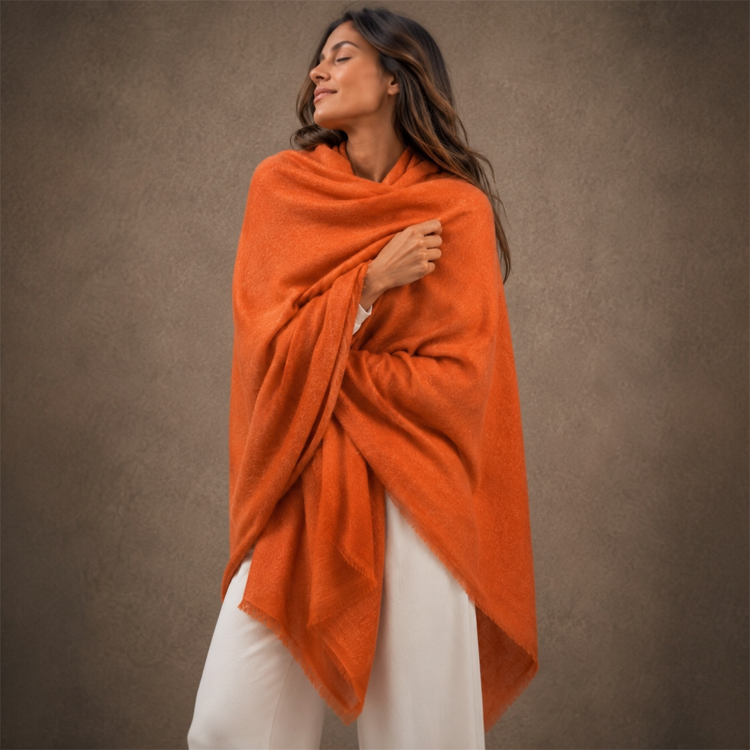 Imperial Julian handwoven pure Cashmere Travel Wrap-More Colours Available