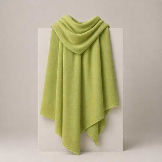 Julian knitted Cashmere Maya Travel wrap-Extra Large