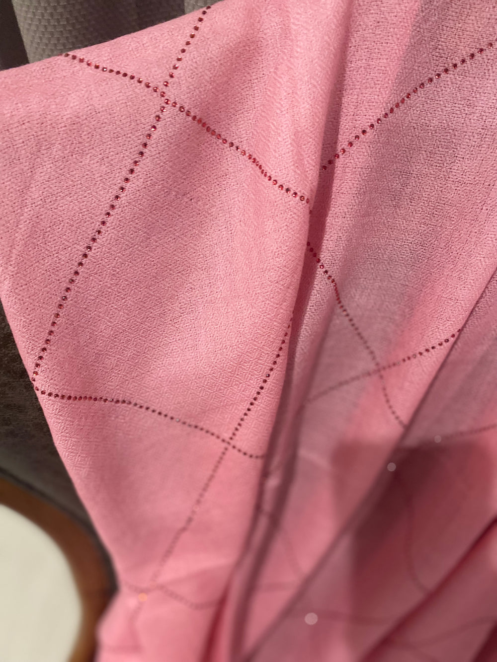 Julian Pure Cashmere  Beaded Crystals Handwoven Wedding Wrap