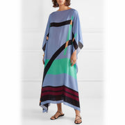 Women’s Soft Silk crepe Lillie MIDI Kaftan Dress