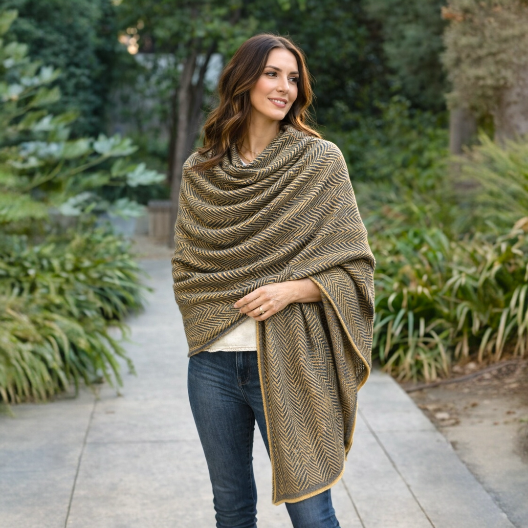 Julian Cashmere Oversized Scarf-More styles available