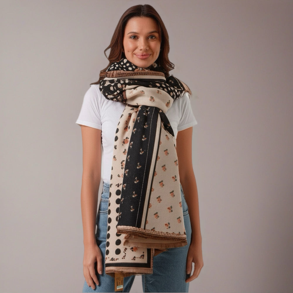 RITZY Reversible Warm & Cozy Scarf-More styles available