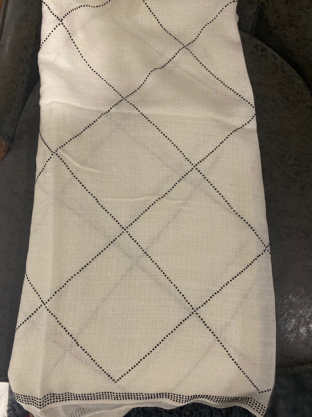 Julian Cashmere Bling Ivory Handwoven Wedding Wrap Shawl