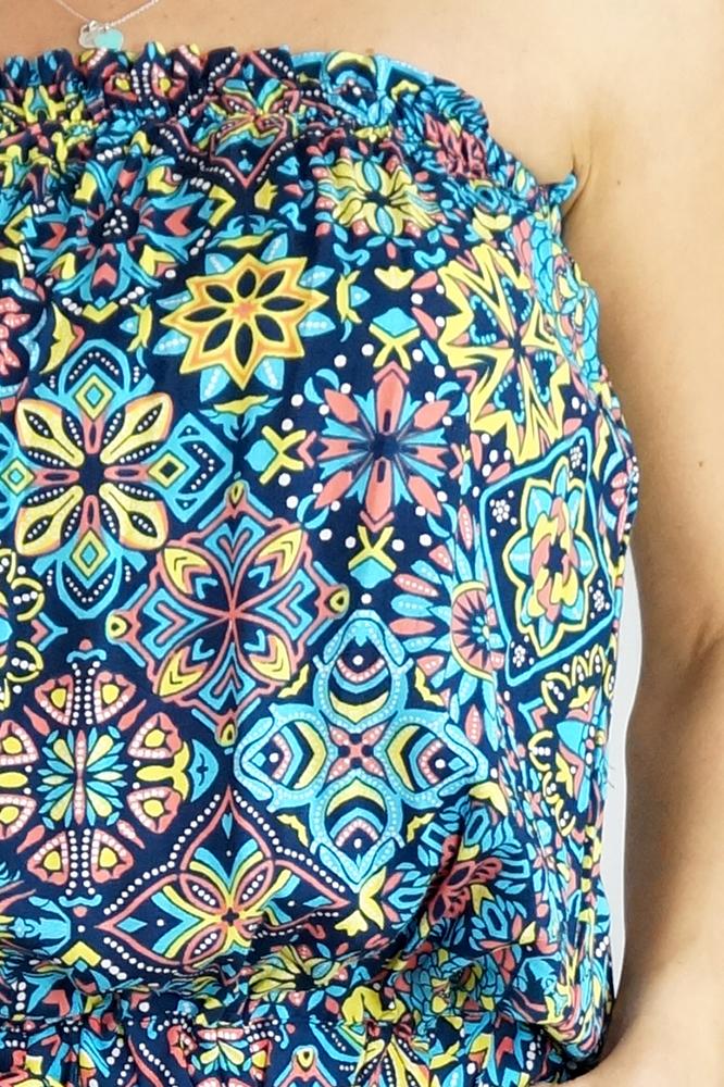 Triguna Maya Rayon Short Jumpsuit Size AU 18-22