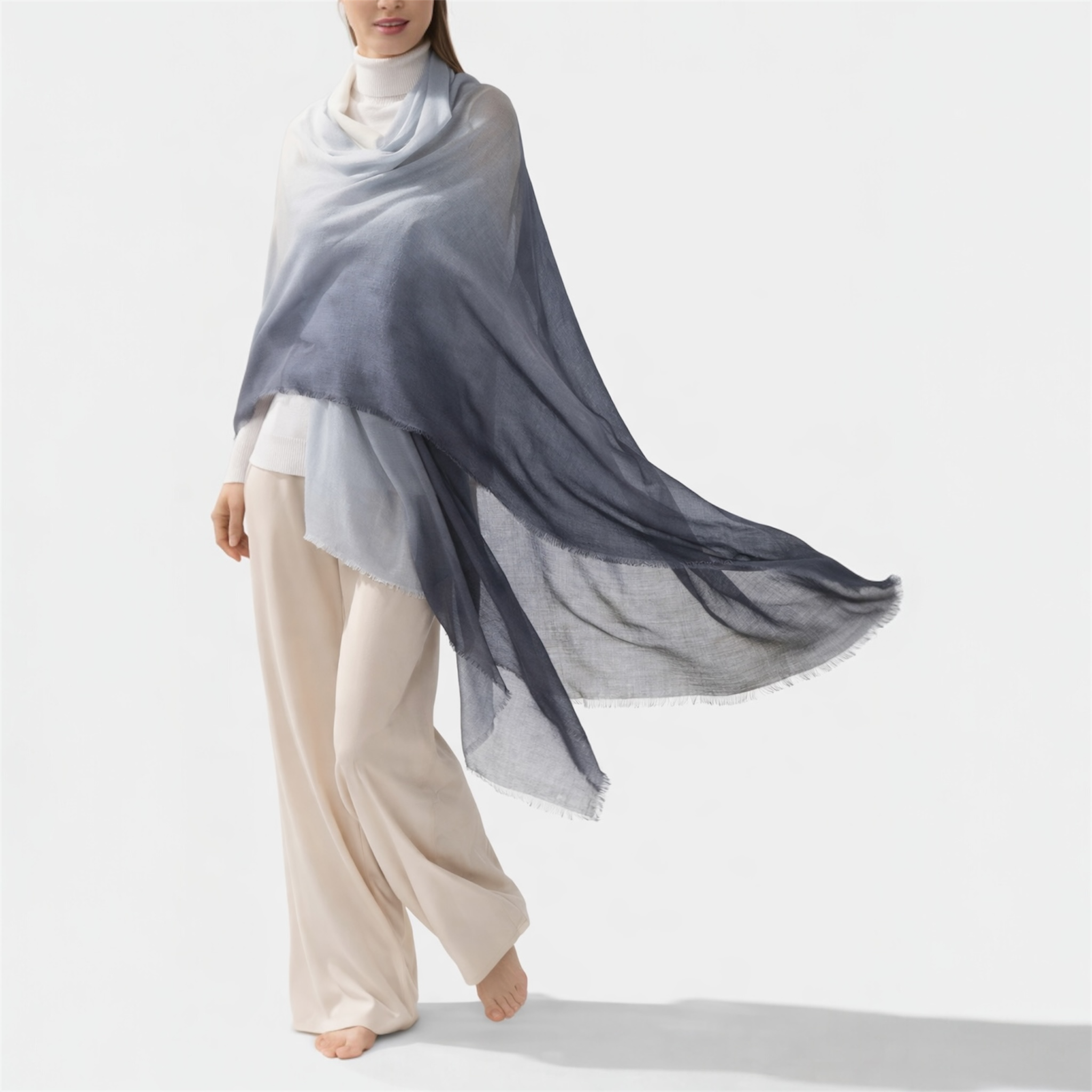 Julian 100% Ultra fine cashmere Maya oversized scarf/ wrap/ shawl-More colours available