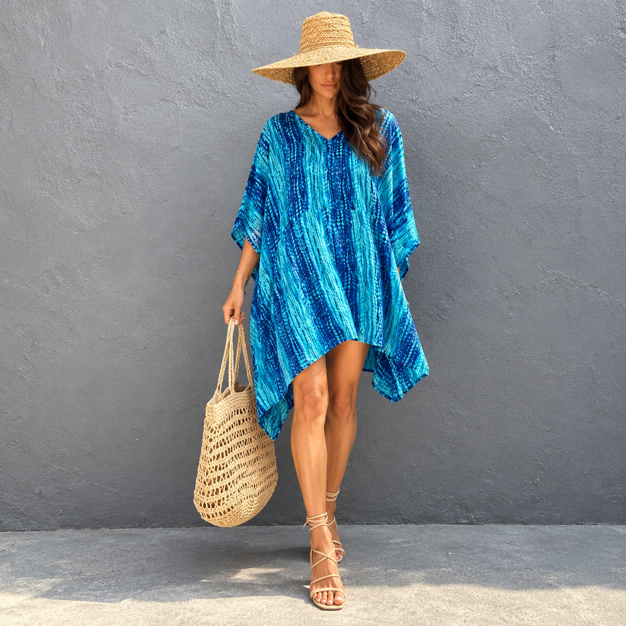 Maya Short Kaftan Top Tunic Sizes Available AU 14-30