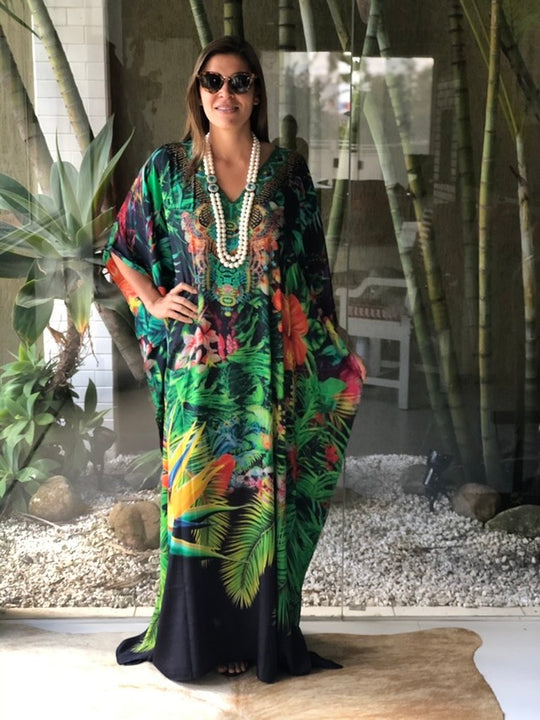 Coco Bella Milano’s Resorto Fusion kaftan 12-20