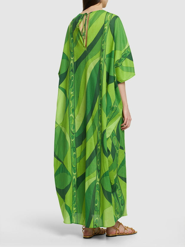 Green Oversized Formal Maya Kaftan OSFA 14-26