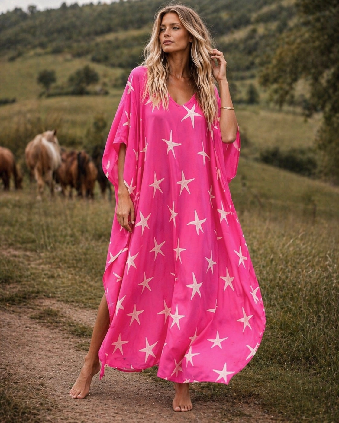 Maya Bliss  Boho kaftan - Sizes Available AU 14-30