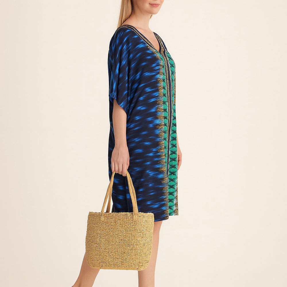 Maya Short Kaftan Top Tunic Sizes Available AU 14-30