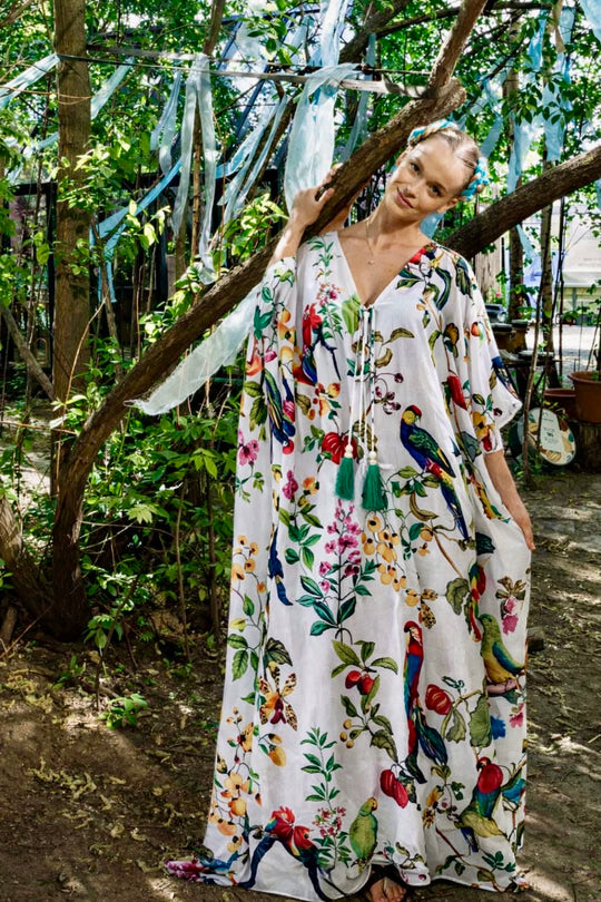 Coco Bella Bird of Paradise Luxe kaftan 12-20
