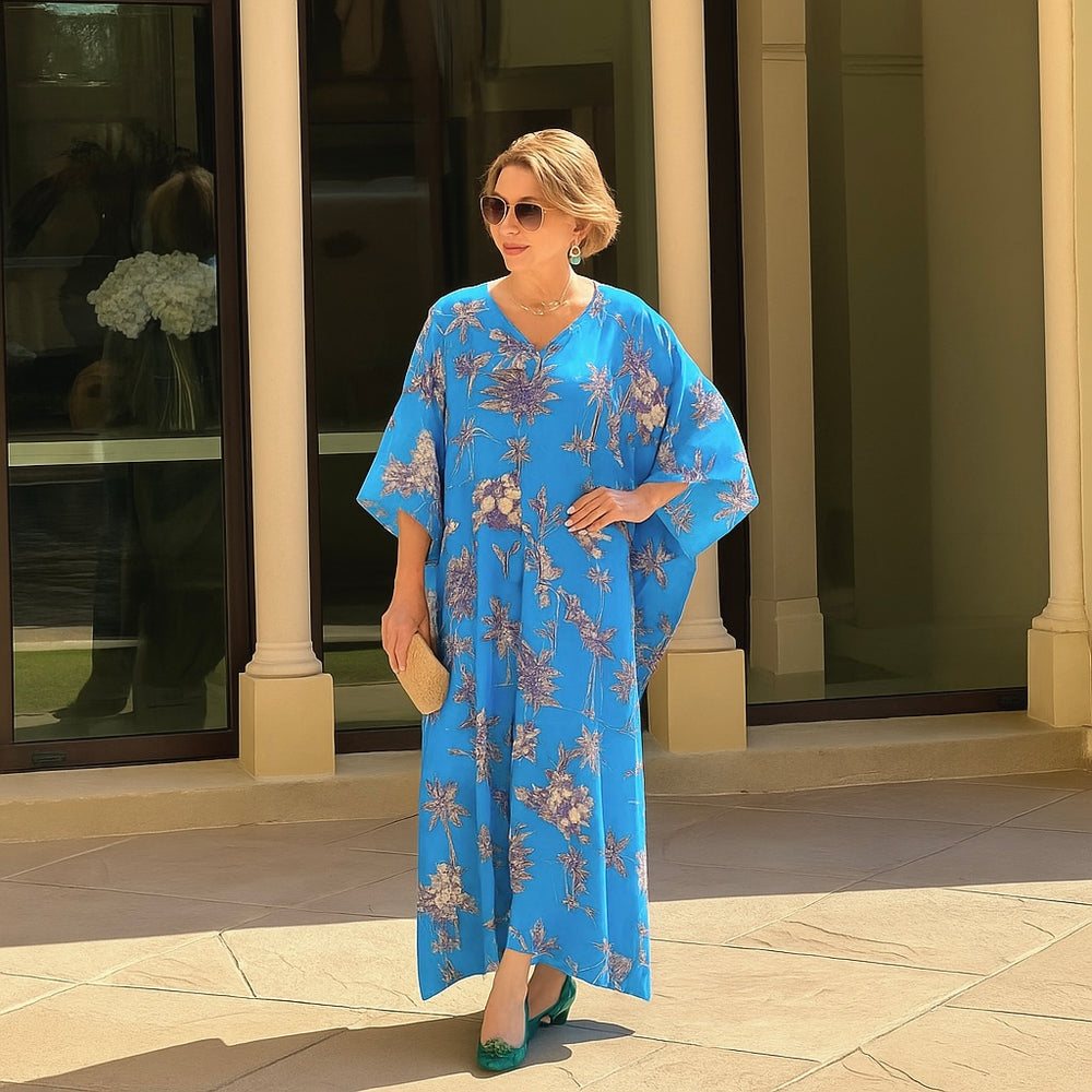 Maya Blues Glore Bohemian kaftan - Sizes Available AU 14-30