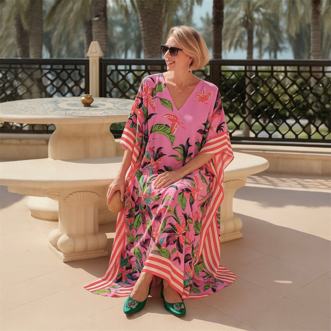 Maya Bohemian Rayon kaftan  - Sizes Available AU 14-30