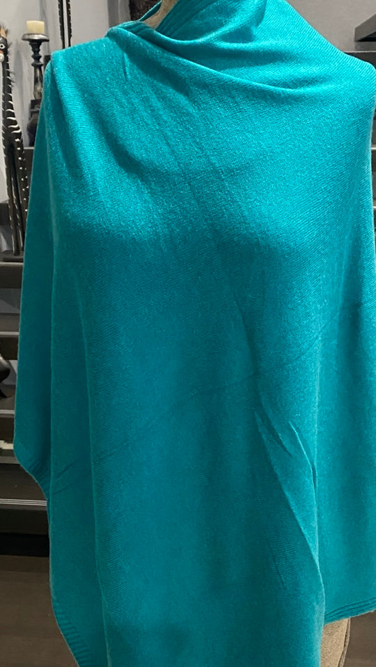 BlueTeal Mklane Julian 100% Oversized Cashmere Poncho