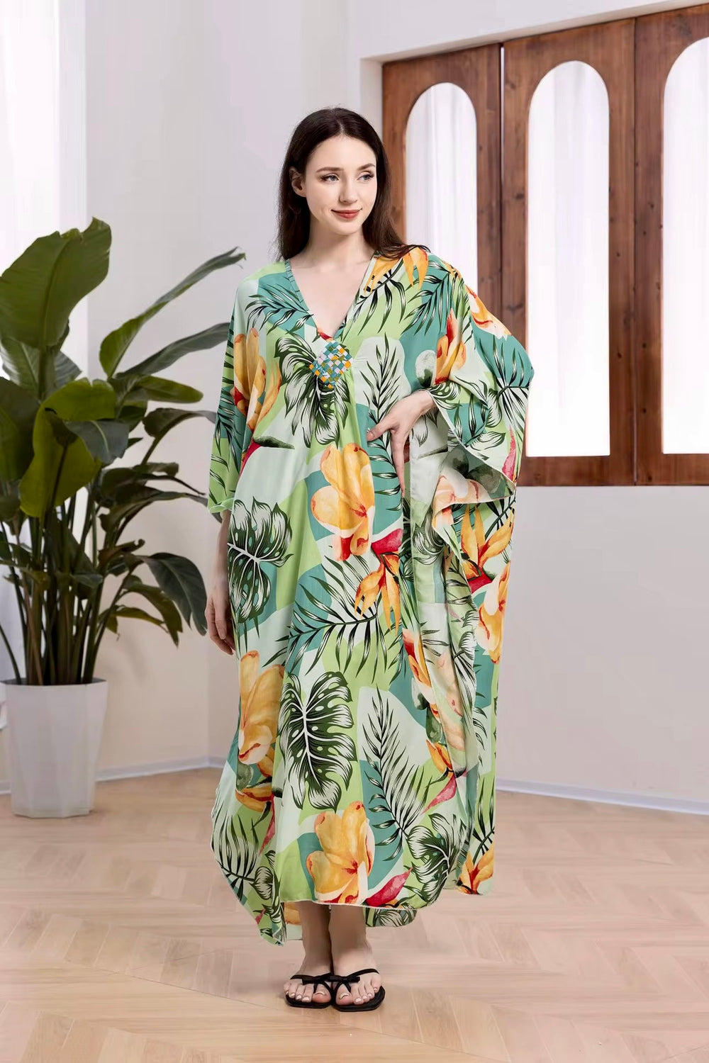 Maya Tropical Breezy Kaftan -  AU 8-20