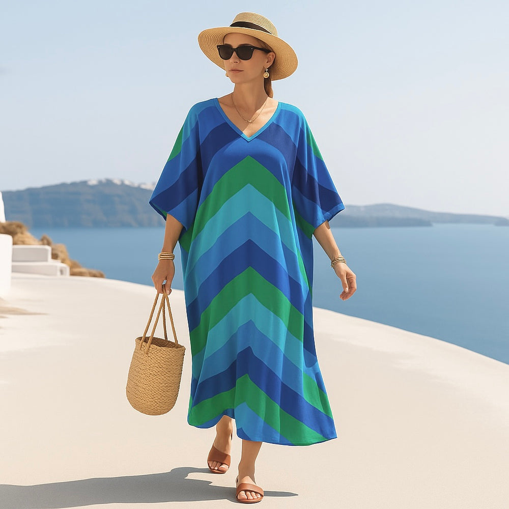 Maya Glore Bohemian Cotton Rayon kaftan - Sizes Available AU 14-30