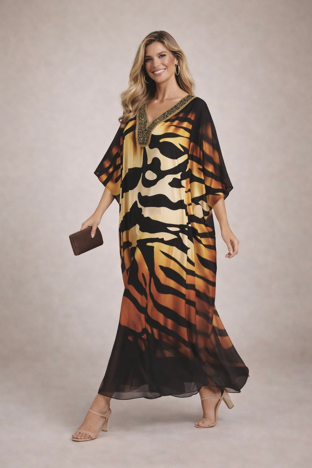 Maya Tropical DIVA Bohemian kaftan - Sizes -AU 14-30