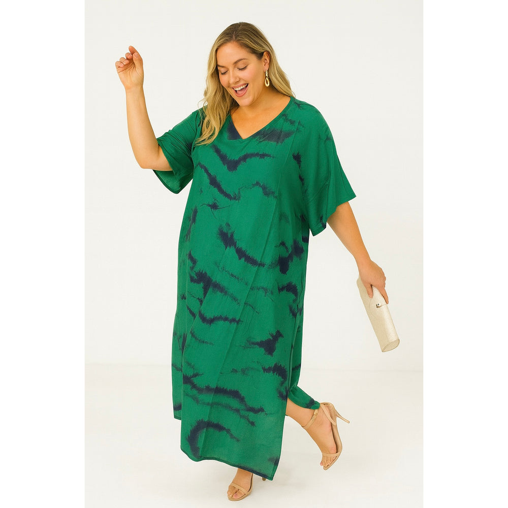 Maya Emerald kaftan dress - Sizes Available AU 14-30