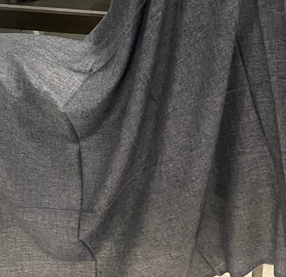 Grey Julian Oversized handwoven pure cashmere scarf