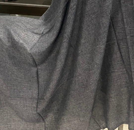 Grey Julian Oversized handwoven pure cashmere scarf