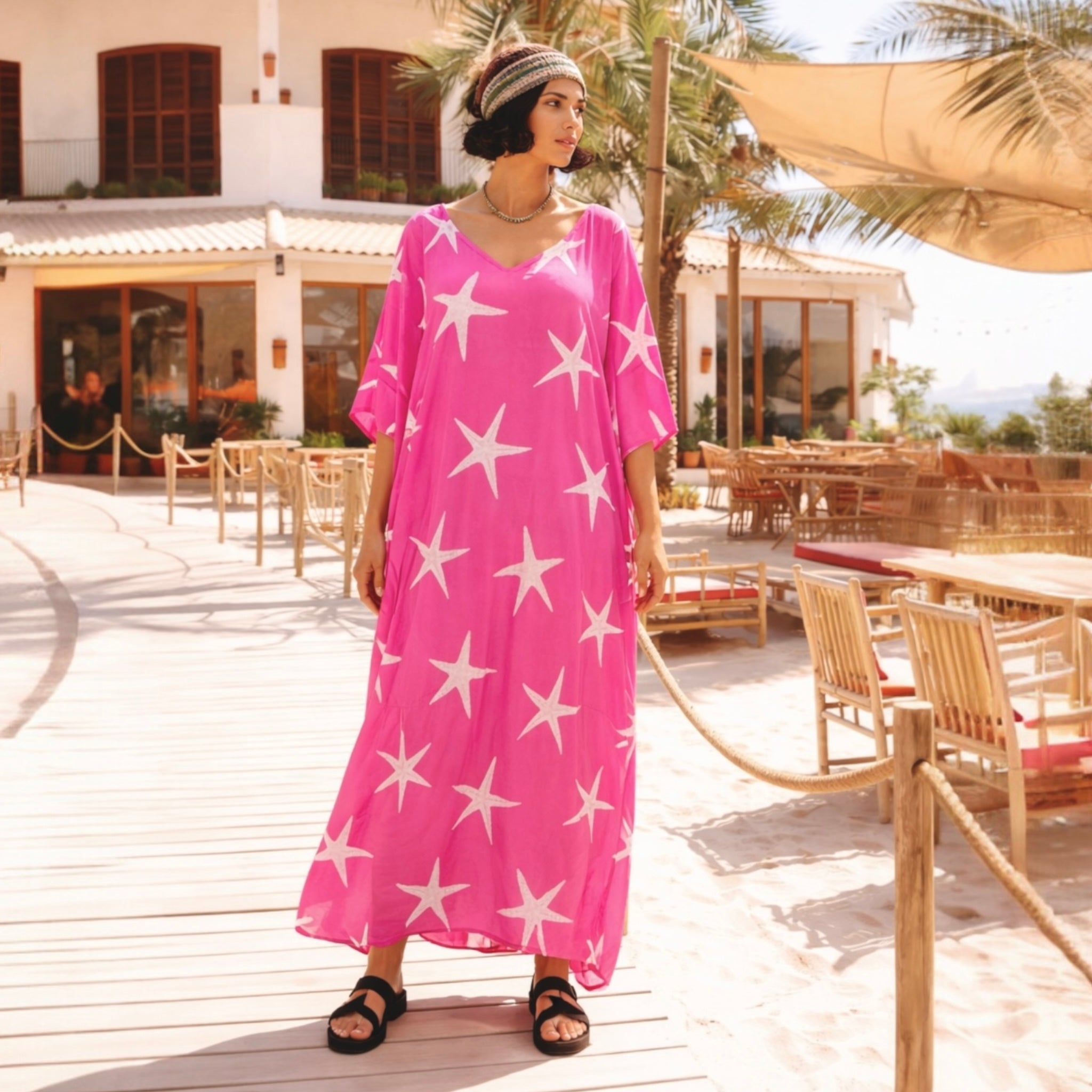 Maya Tropical SIA Bohemian kaftan Sizes -AU 14-30