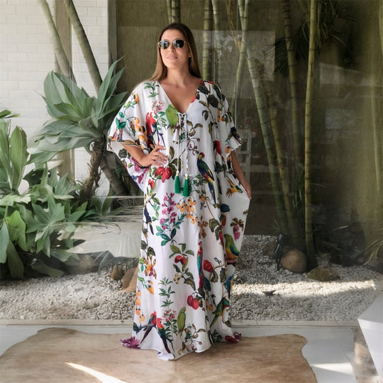 Coco Bella Bird of Paradise Luxe kaftan 12-20