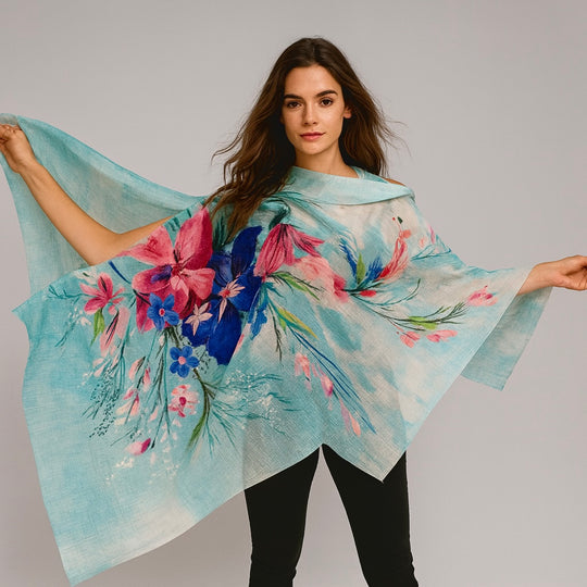 Luxe - 100% Cashmere Julian  Scarf /Wrap