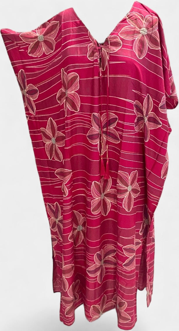 Maya Hot Pink Bohemian Summer kaftan-Sizes Available AU 14-30