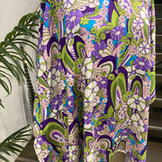 Purple Maya Cotton Rayon / Tunic/ Top Free size