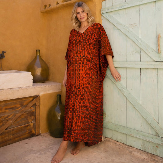 Maya Tie Dye Kaftan One Size Fits All AU 12-26