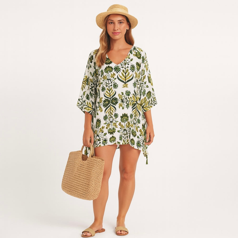 Maya White Breezy Tunic/ Top OFSA AU 12-24