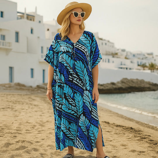 Tropical Maya Rayon Kaftan Sizes Available AU 8-28