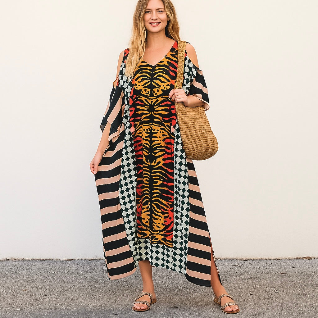 Maya Luna Bohemian Rayon Kaftan-Sizes Available AU 14-30